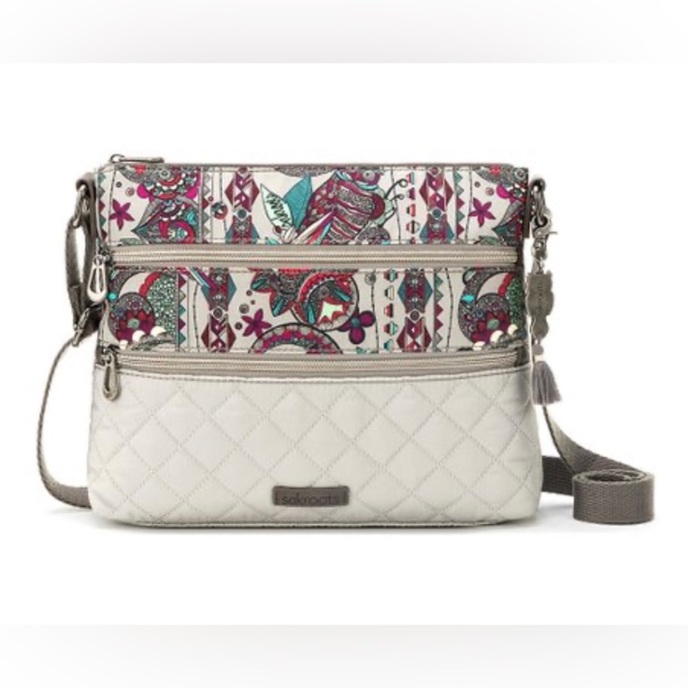 SAK ROOTS charcoal spirit desert artist circle Kota crossbody bag